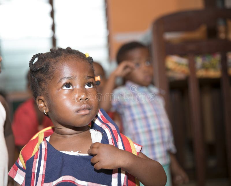 Grundschule-Kinder von Ghana, West-Afrika stockbilder Grundschule-Kinder von Ghana, West-Afrika stockbilder