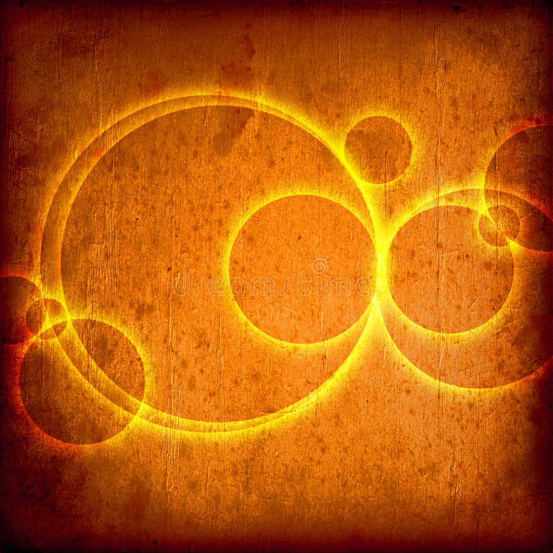 Bachkground with glowing circle stock illustration