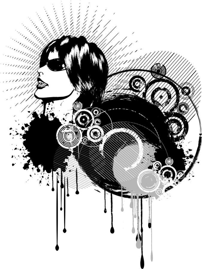 Grunge abstracto ilustración del vector Grunge abstracto ilustración del vector
