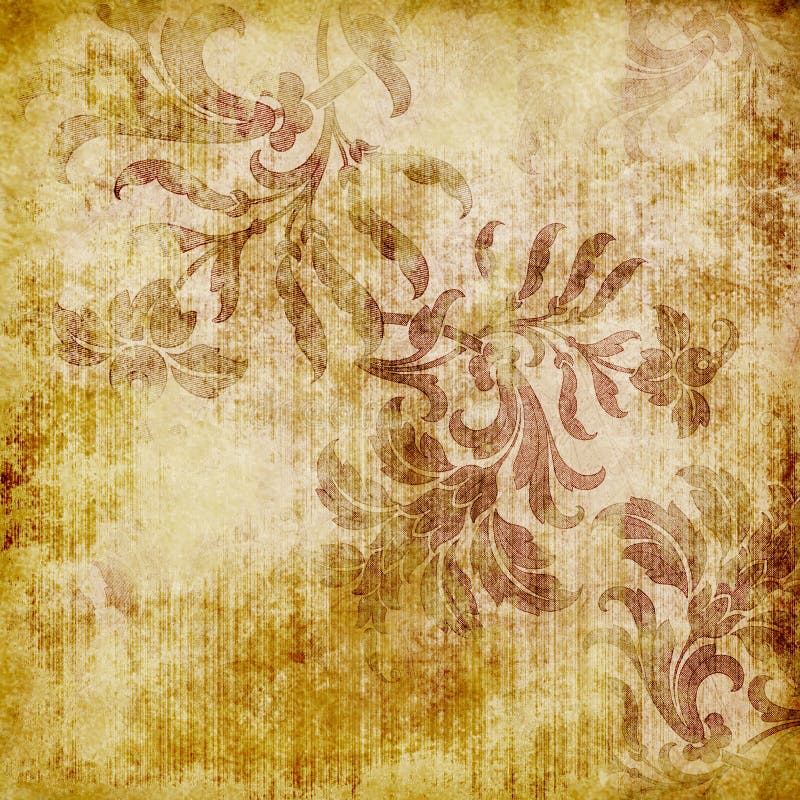 Shabby Background with Classy Patterns Stock Illustration ...