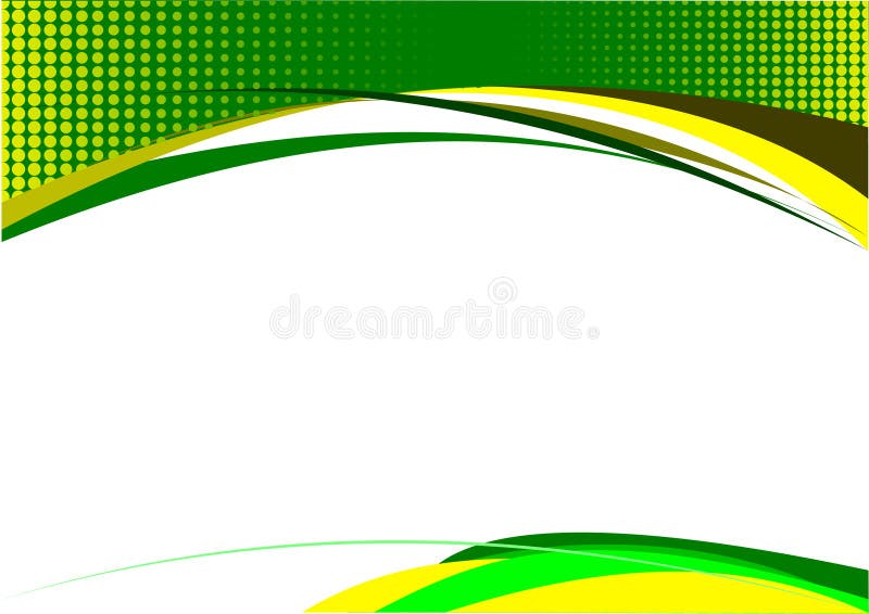 Yellow Green Banner Background Image Black 016 Stock Illustration ...