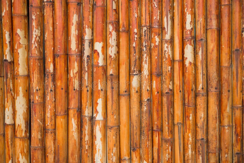 Grunge bambusa ogrodzenia tło zdjęcie royalty free
