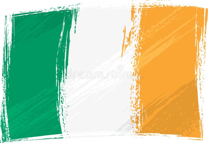 grunge bandery Ireland ilustracja wektor grunge bandery Ireland ilustracja wektor