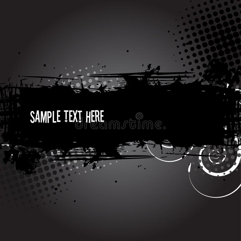 Grunge banner stock illustration. Illustration of dark - 8638639