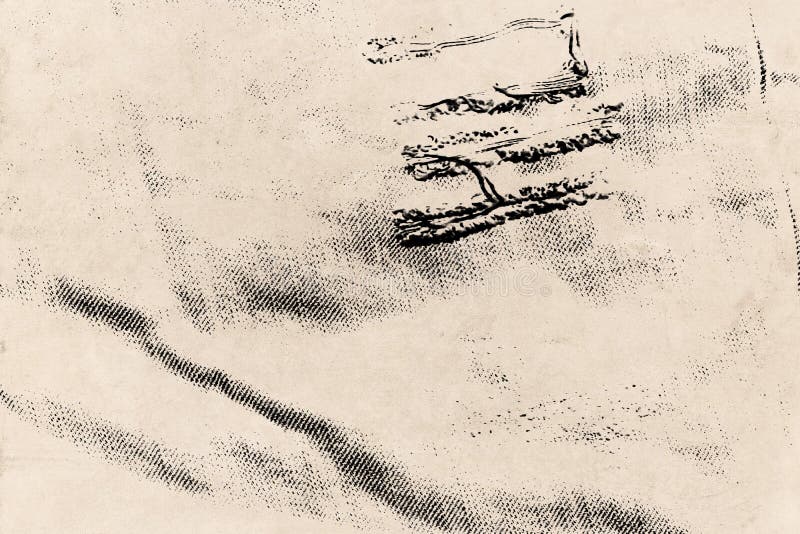 Grunge Abstract Background With Old Newspaper Stock Photo - Image of
