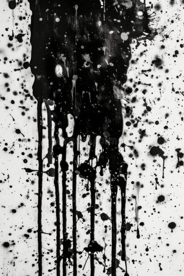 Grunge Black Marks on White Background for Edgy Designs. Stock Illustration Illustration of