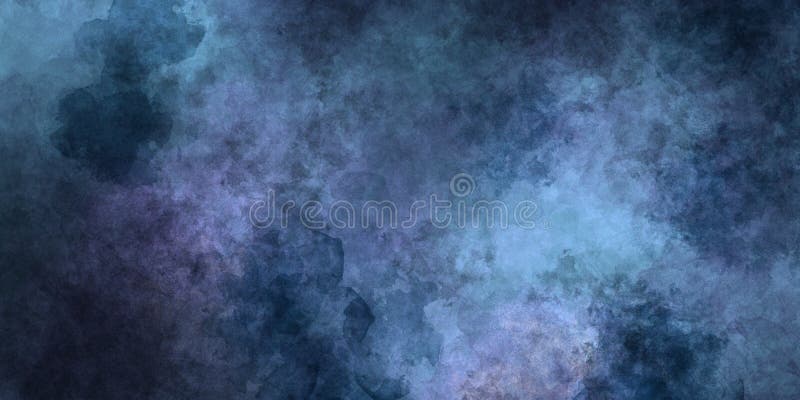 Grunge blue dark rich deep spotted watercolor stylish elegant rich background royalty free illustration