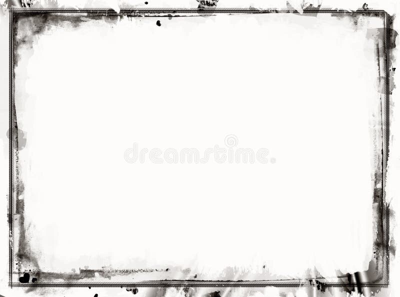 Grunge border stock illustration