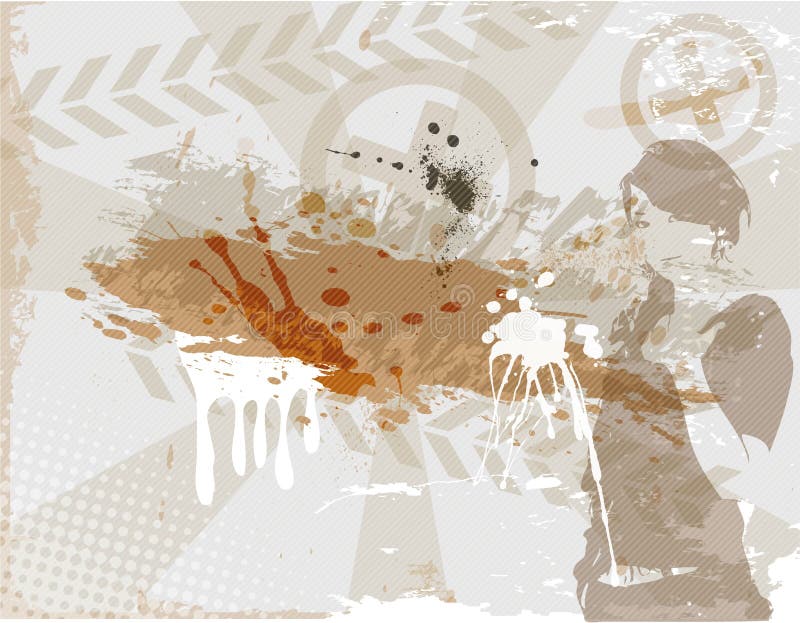 The grunge brown background eps 10 royalty free illustration The grunge brown background eps 10 royalty free illustration