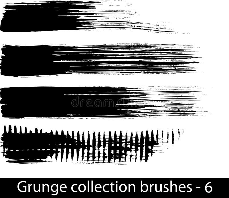 Grunge brushes line