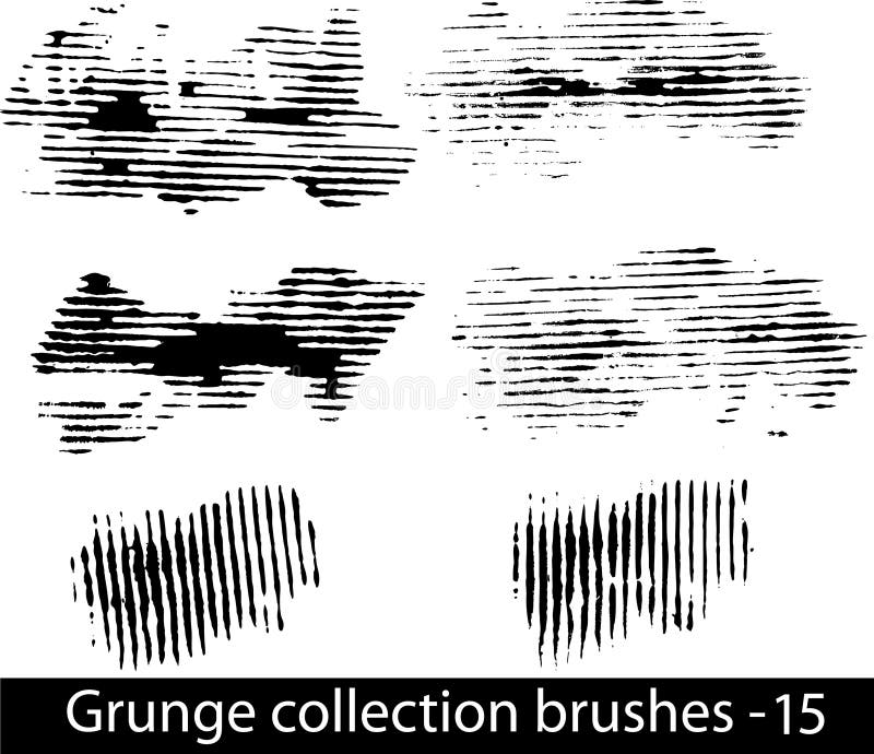 Grunge brushes line