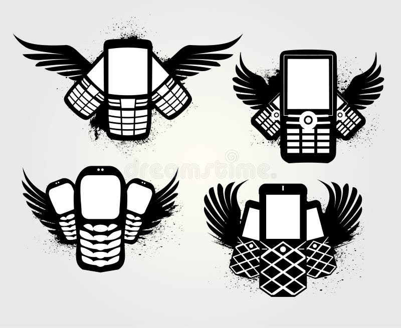 Grunge Cellphone Emblem
