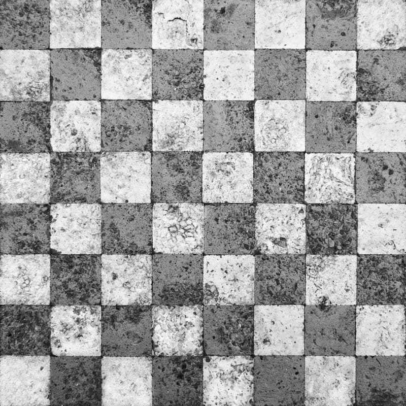 Grunge Checkerboard Mosaic