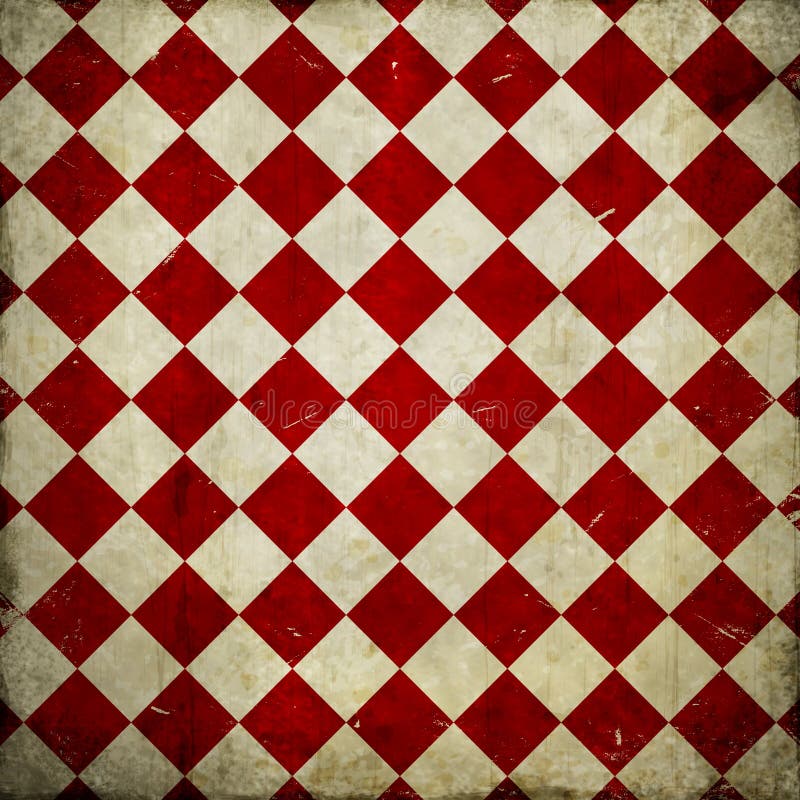 Red Grunge Checkered Background Stock Photo - Image of blobs, design:  36071434