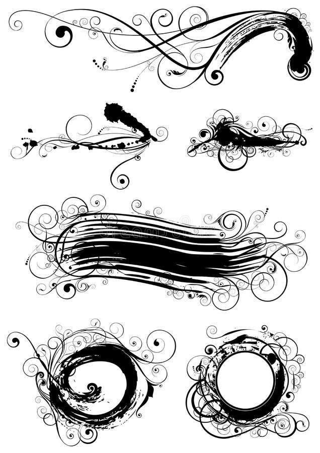 Spot swirl design stock vector. Illustration of dirty - 8163558