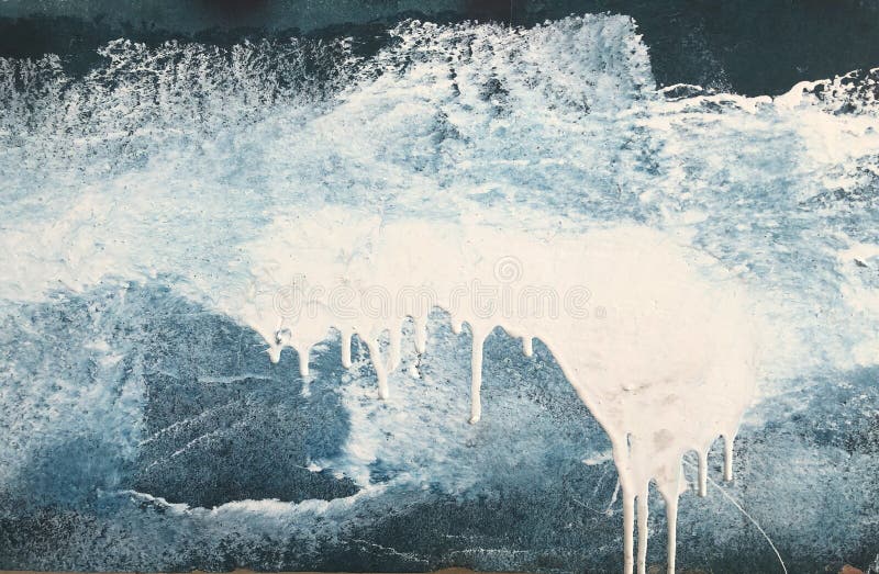 Grunge dirty texture wall with flow blue and white color. Abstract background royalty free stock photography