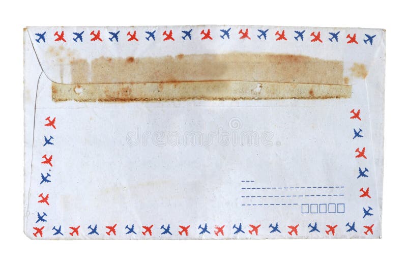 Grunge envelop stock photography
