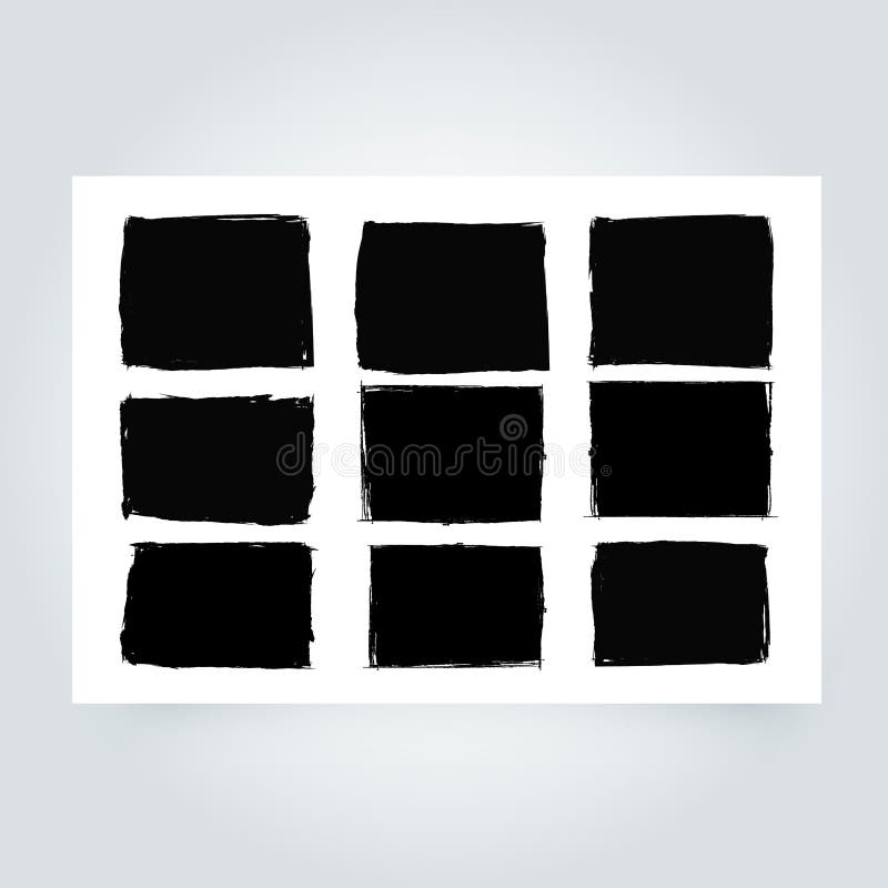 Grunge Feld Schmutzgrenzhintergrund Abstrakte vektorschablone stock abbildung Grunge Feld Schmutzgrenzhintergrund Abstrakte vektorschablone stock abbildung