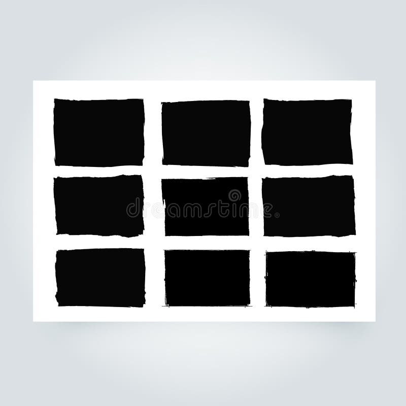 Grunge Feld Schmutzgrenzhintergrund Abstrakte vektorschablone vektor abbildung Grunge Feld Schmutzgrenzhintergrund Abstrakte vektorschablone vektor abbildung
