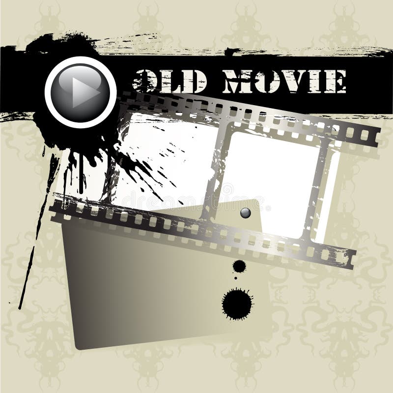 Grunge film strip