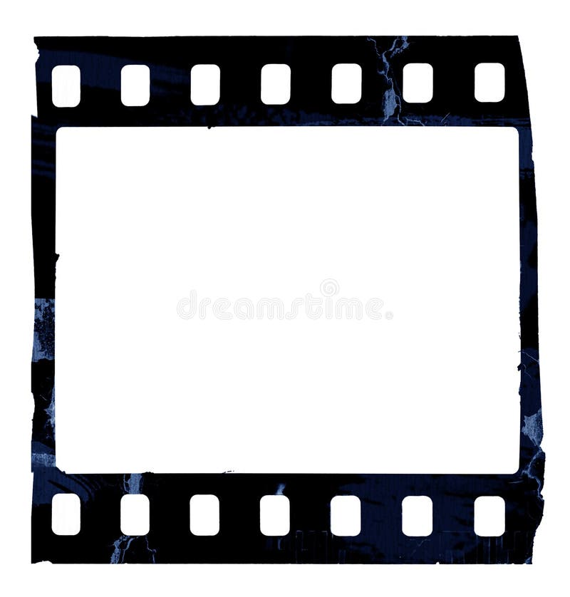 Grunge film strip stock illustration