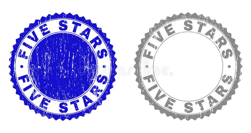 Grunge FIVE STAR SERVICE Rectangle Stamp Stock Vector - Illustration of  unclean, grainy: 138793600