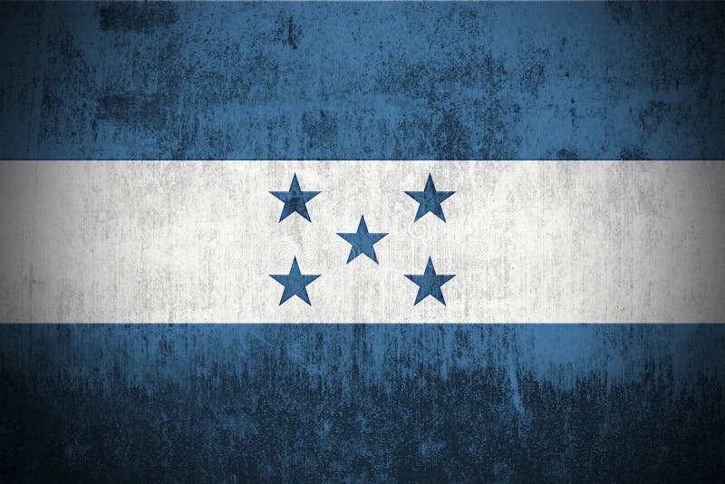 Grunge Flag Of Honduras