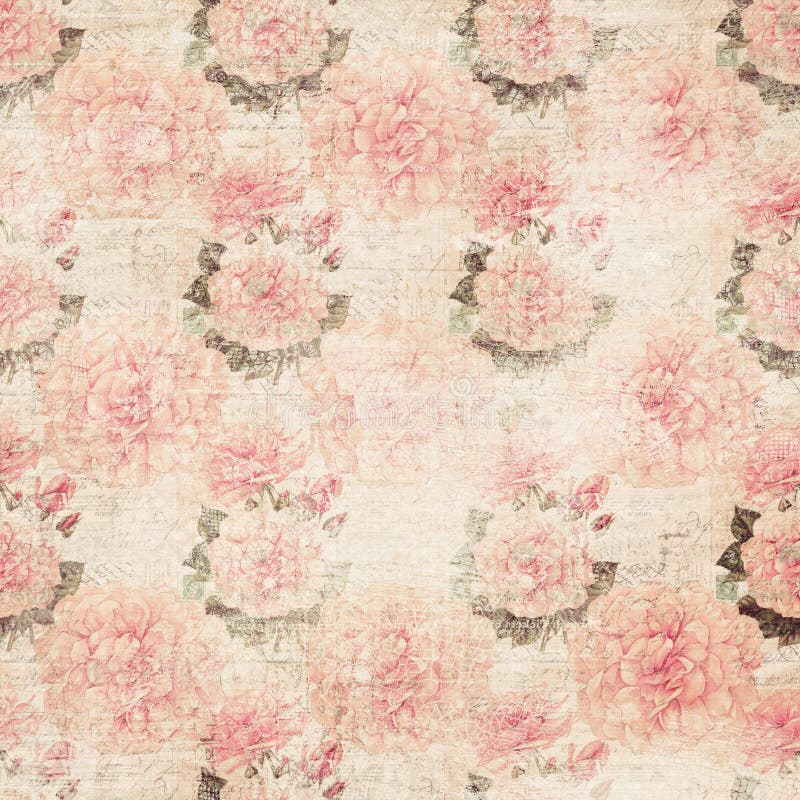 Grunge floral wallpaper stock photo. Image of graphical 40988782