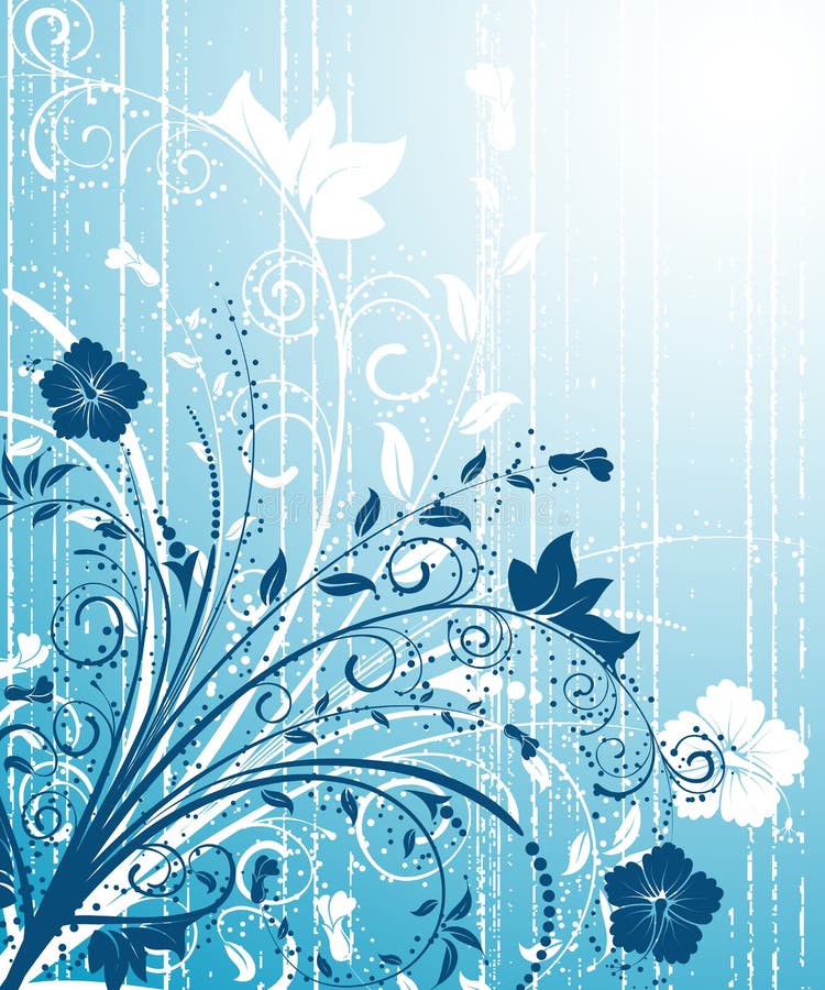 Grunge flower background vector illustration Grunge flower background vector illustration