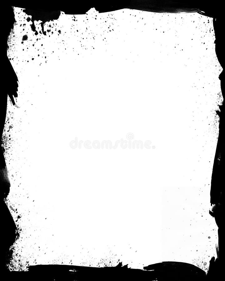 Ink splatter grunge frame stock vector. Illustration of modern - 5868192