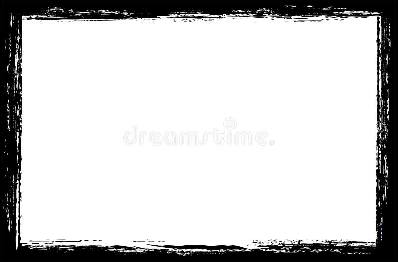 Grunge frame on white background