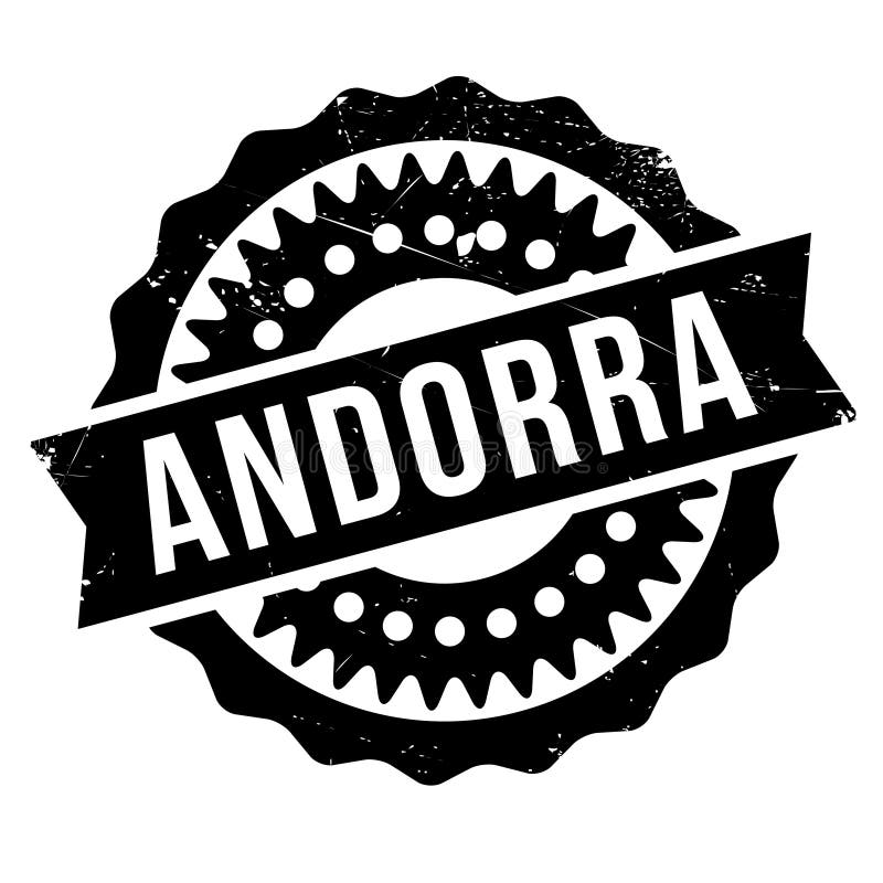 Grunge för Andorra stämpelgummi royaltyfri illustrationer