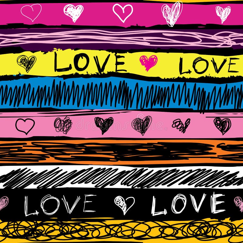 Grunge förälskelse royaltyfri illustrationer Grunge förälskelse royaltyfri illustrationer