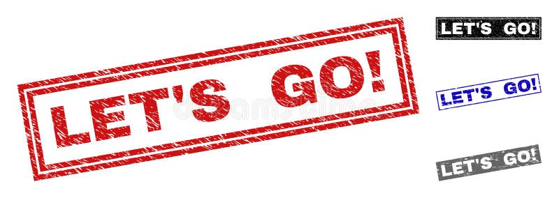 Grunge GAAN! Gekraste Rechthoekwatermerken vector illustratie Grunge GAAN! Gekraste Rechthoekwatermerken vector illustratie