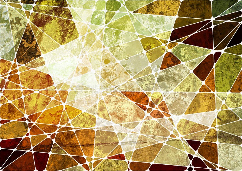 Grunge geometric mosaic background