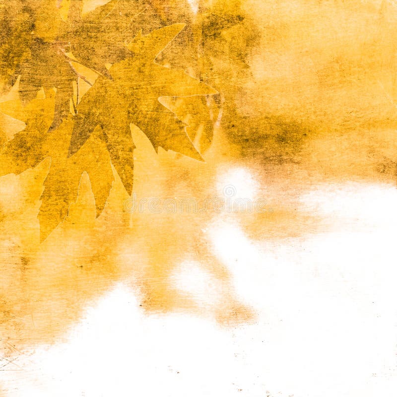 Grunge geweven achtergrond met bladeren stock illustratie