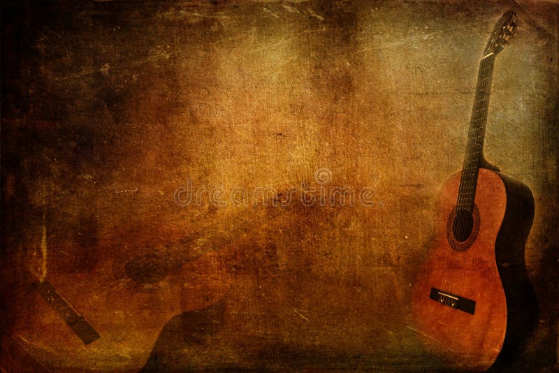 Grunge Gitarrenhintergrund vektor abbildung Grunge Gitarrenhintergrund vektor abbildung
