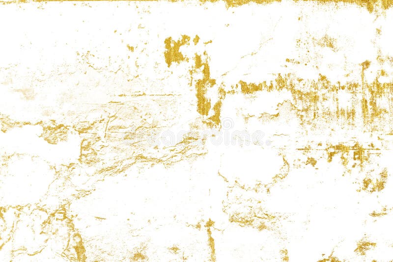 Grunge golden of cracks, scuffs, chips, stains