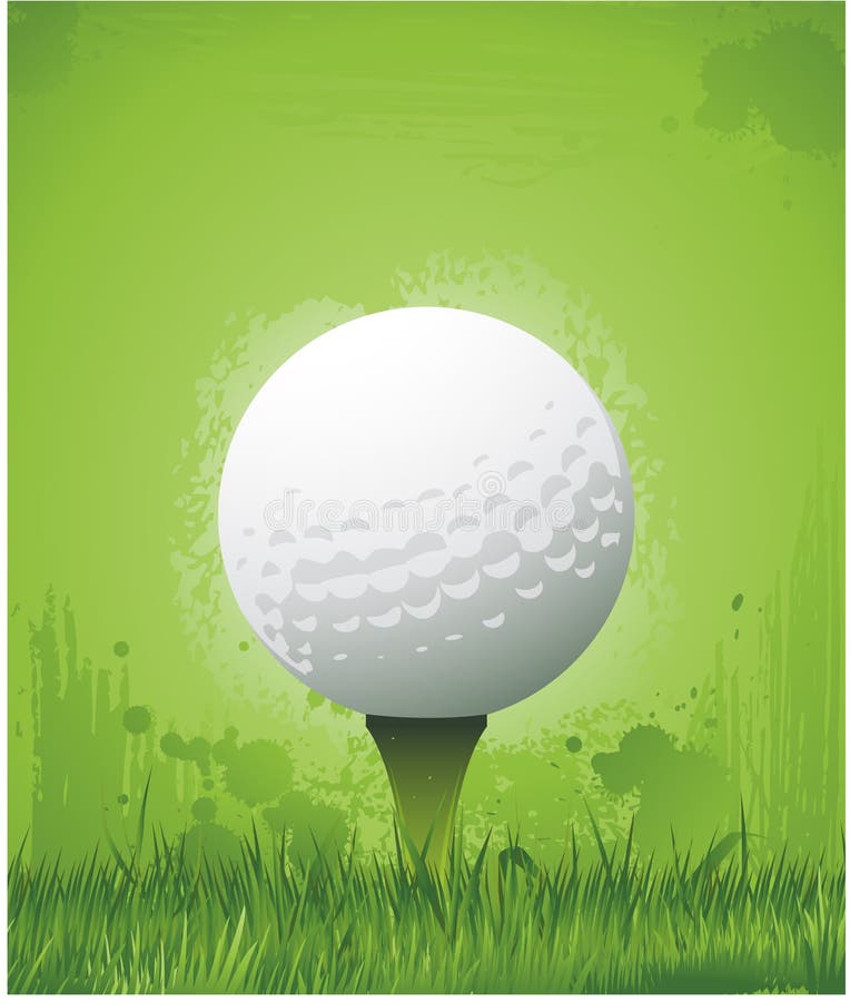 Grunge golf background stock vector. Illustration of grass - 14590767