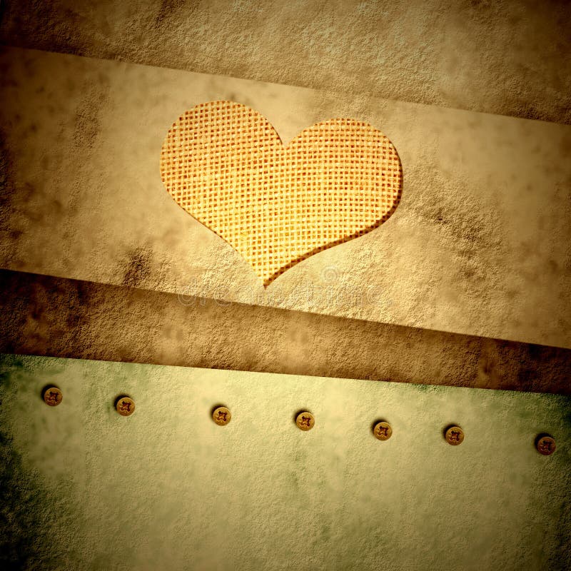 Grunge heart card royalty free illustration Grunge heart card royalty free illustration