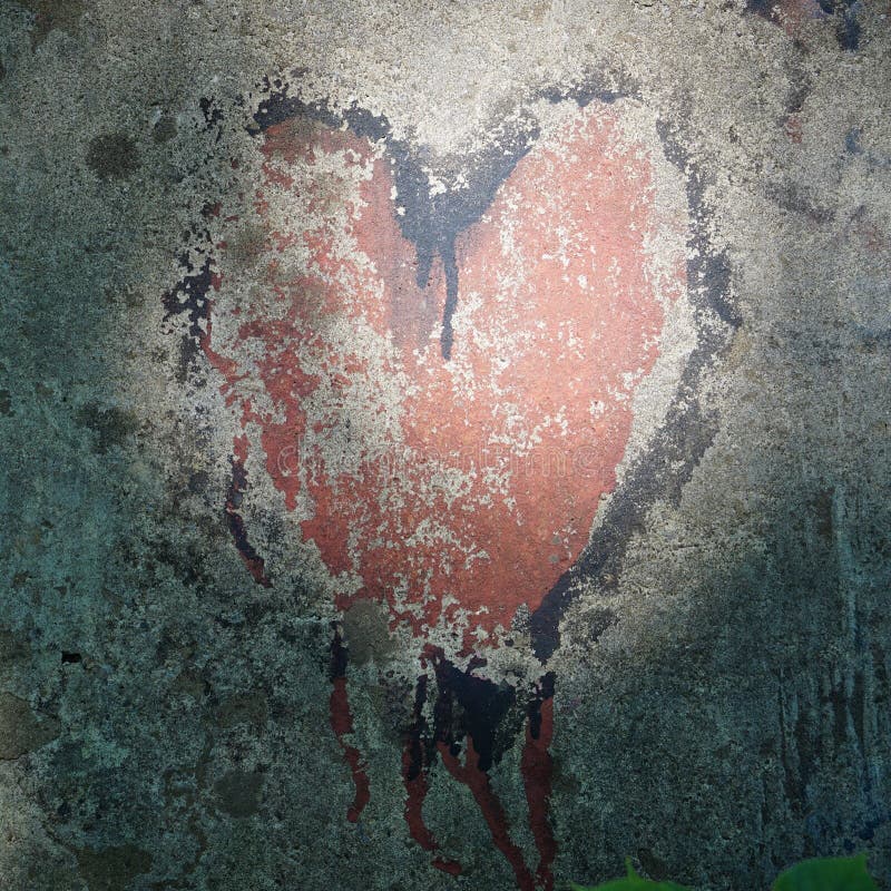 Heart of spray paint stock image. Image of grunge, abstract 81518347