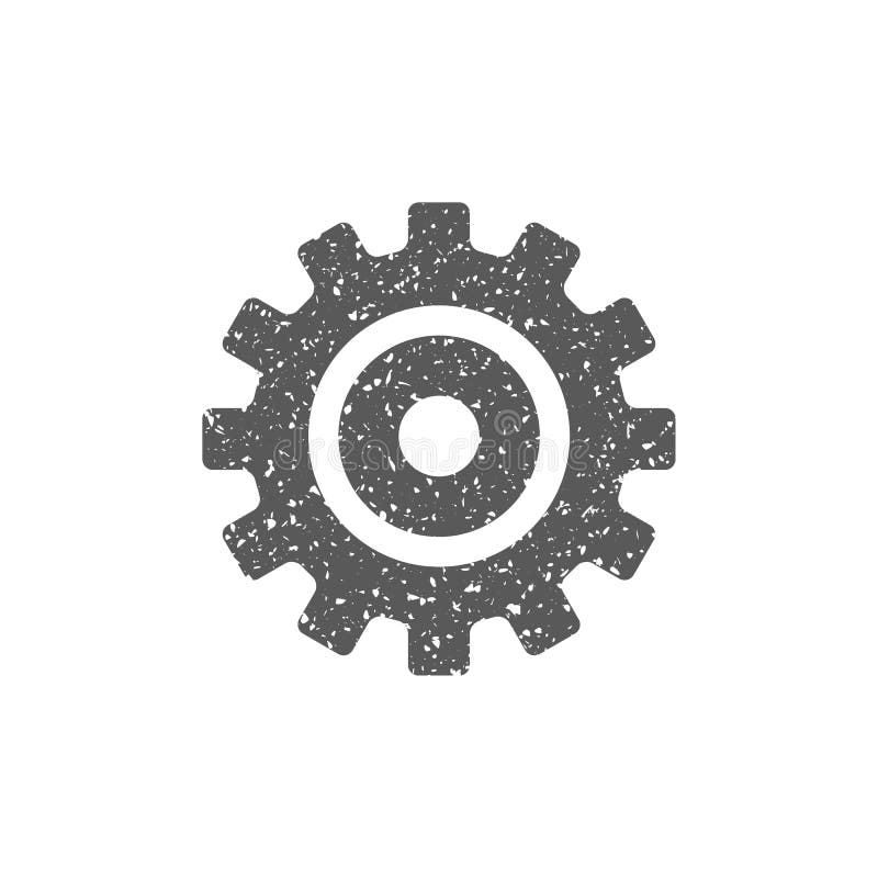 Setting gear icon stock vector. Illustration of background 133386101