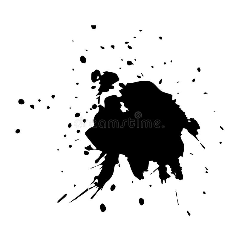 Set of spots of Rorschach stock illustration. Illustration of outline ...