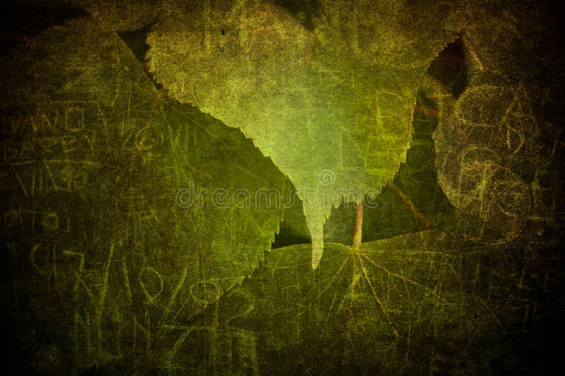 Grunge leaf