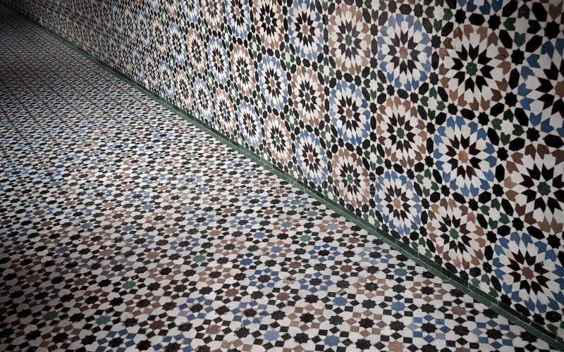 Grunge Marokkaans interieur vector illustratie