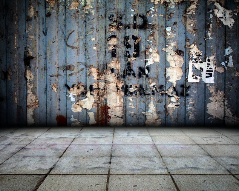 Grunge Metal Background Interior Stage Photo