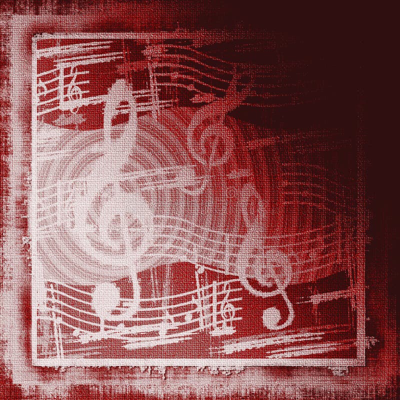 Grunge musical stock de ilustración