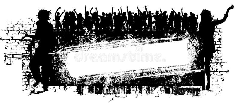 Grunge Muzyki Tło ilustracja wektor Grunge Muzyki Tło ilustracja wektor
