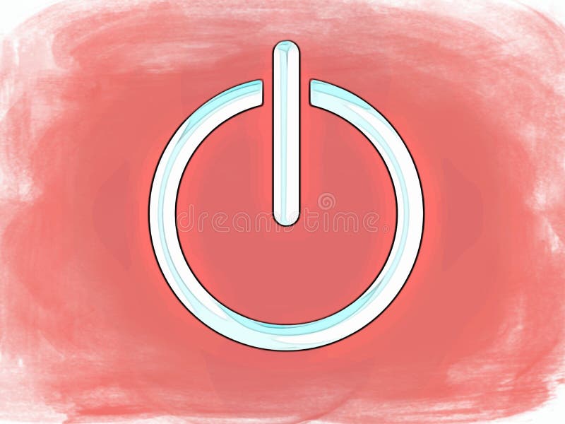 Grunge onoff Switch Symbol Stock Photo Image of symbol, onoff 25962542