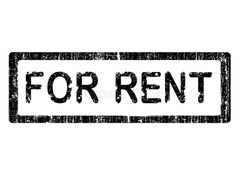 Grunge Office Stamp - FOR RENT